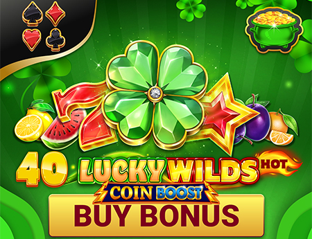 40 Lucky Wilds Hot Coin Boost