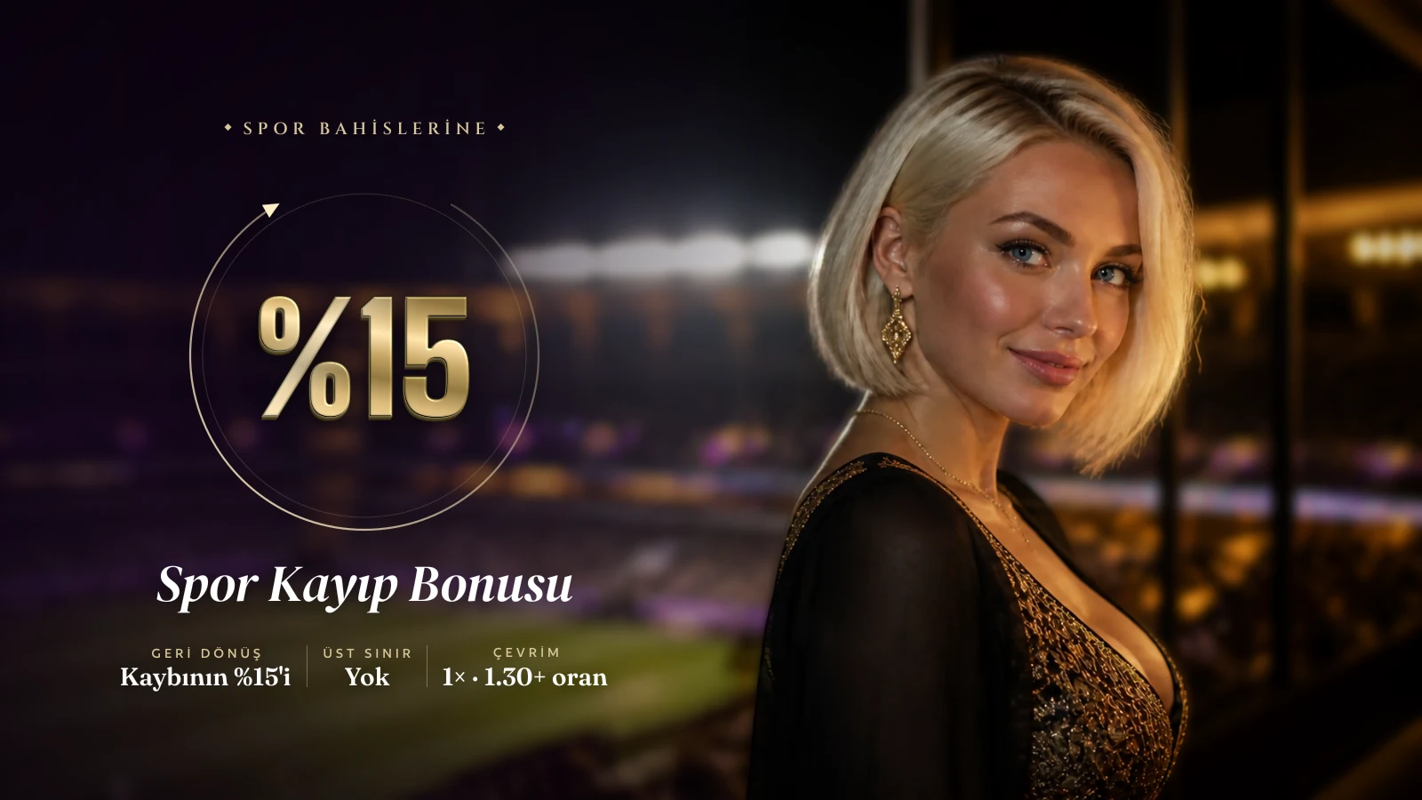 %15 Spor Kayıp Bonusu