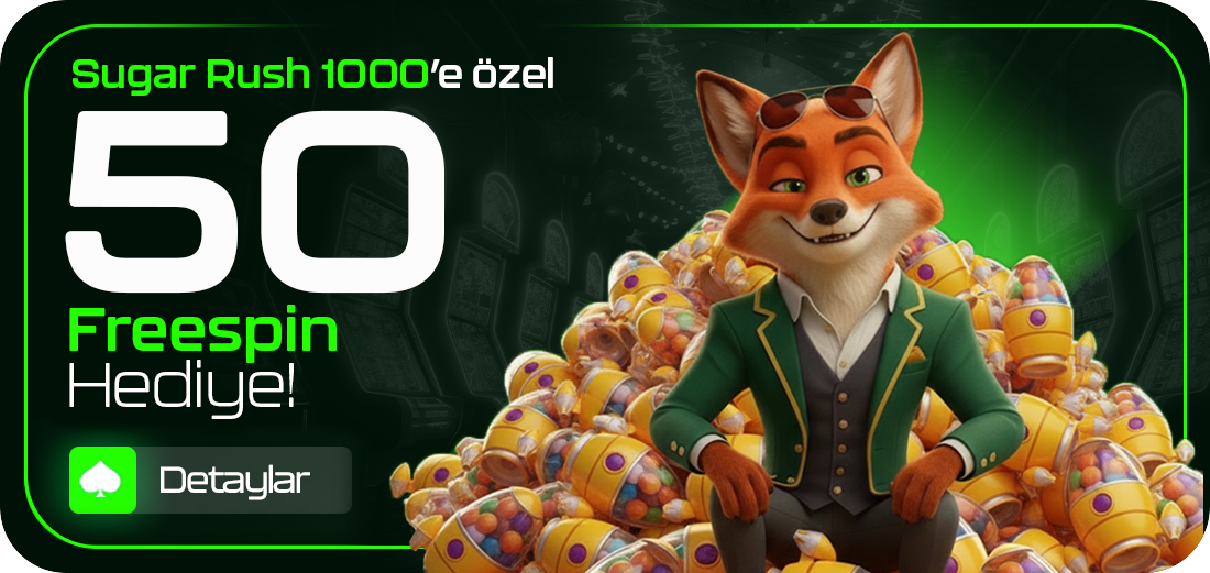 SUGAR RUSG 1000 FREESPİN BONUSU