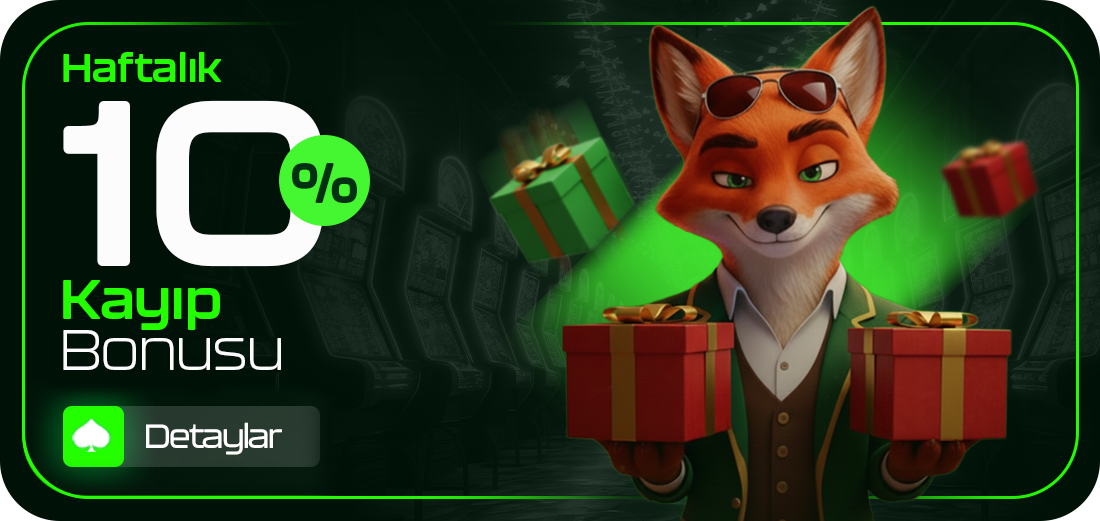 Haftalık Kayıp Bonusu %10
