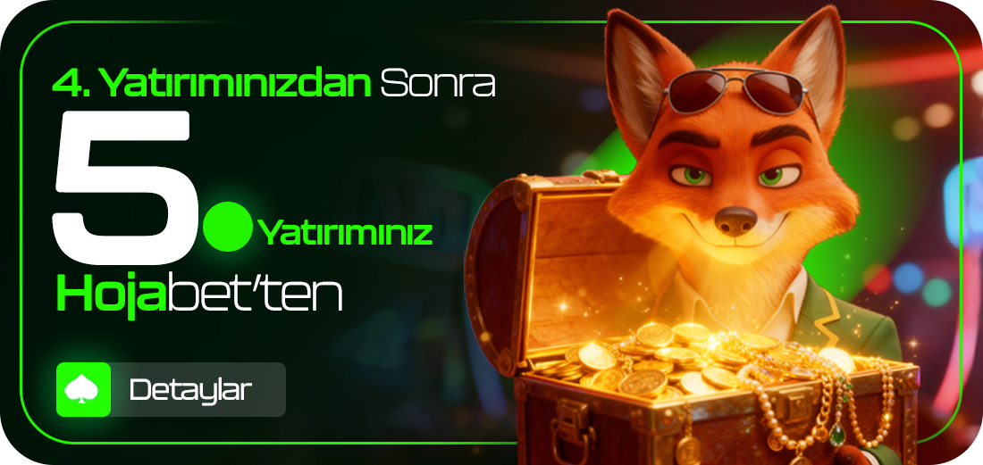 4. Yatırımınızdan Sonra 5. Yatırım Hojabet'ten!